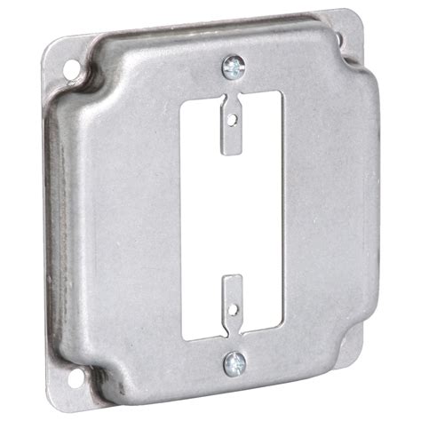 4 in square metal electrical box flat cover|4x4 plastic electrical box cover.